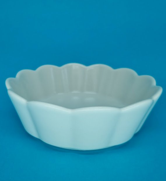 BOWL DE PORCELANA PETALA BRANCO MATT - BOW152 