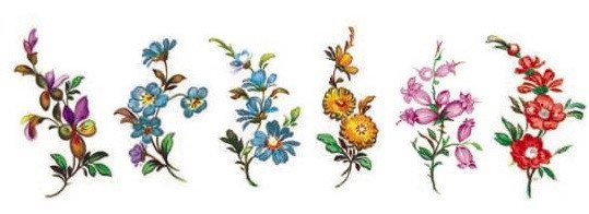 DECALQUE MEISSEN FLORAL - DEC677