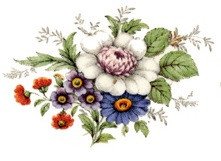 DECALQUE MEISSEN FLOWERS - DEC684