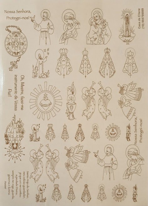 DECALQUE CONTORNO RELIGIOSO - DEC702
