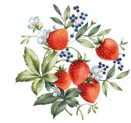 DECALQUE STRAWBERRY - DEC670