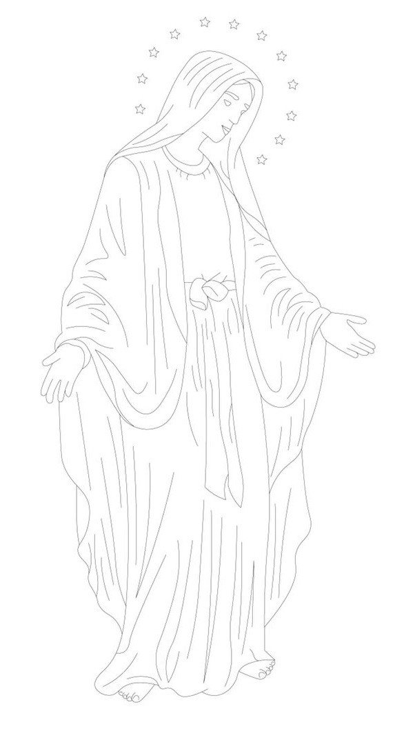 DECALQUE CONTORNO NS. DAS GRAÇAS - DEC738