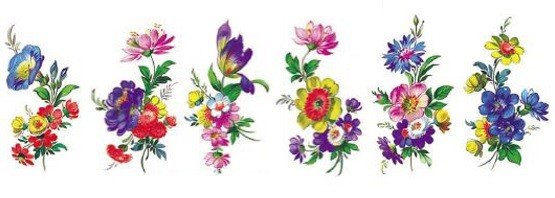 DECALQUE FLORAL - DEC747