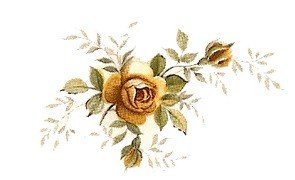 DECALQUE SCATTER ROSE YELLOW - DEC765