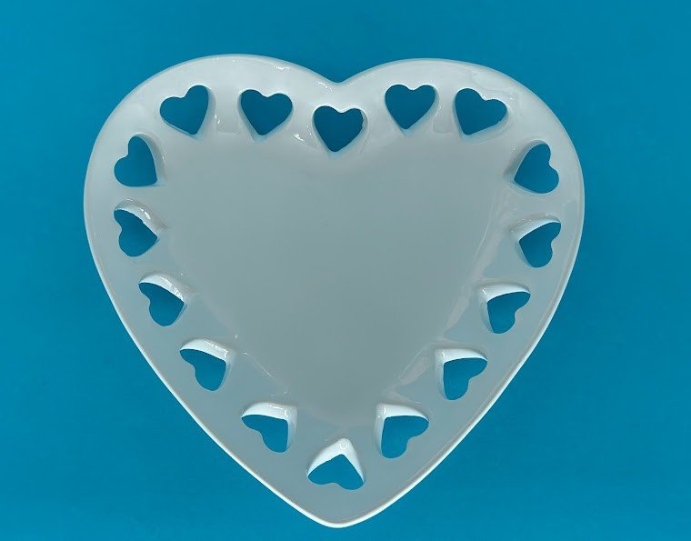 PORTA ANÉIS CORAÇÃO VAZADO- POR030