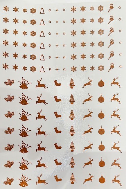 DECALQUE NATAL OURO - DEC794