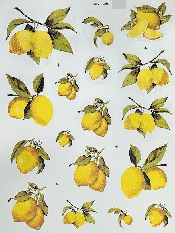 DECALQUE LIMÃO SICILIANO VIDRO - DEC796