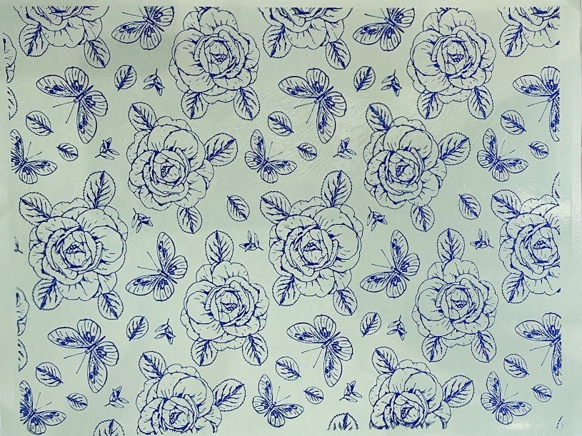 DECALQUES ROSA AZUL CONTORNO - DEC799