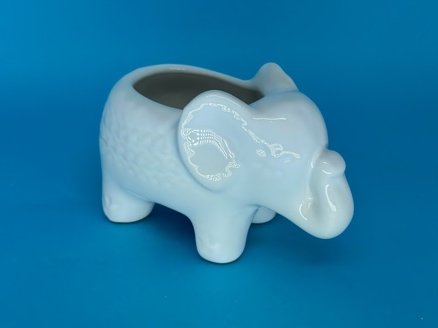 CACHEPOT ELEFANTE CERÂMICA - ELE005