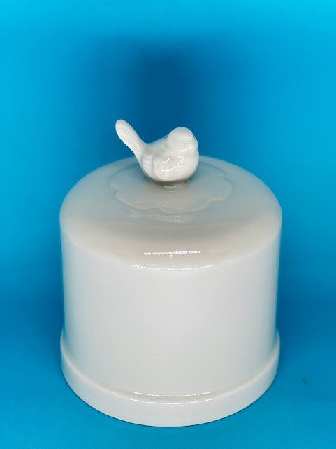 TAMPA PANETONEIRA COM PÁSSARO - PAN013