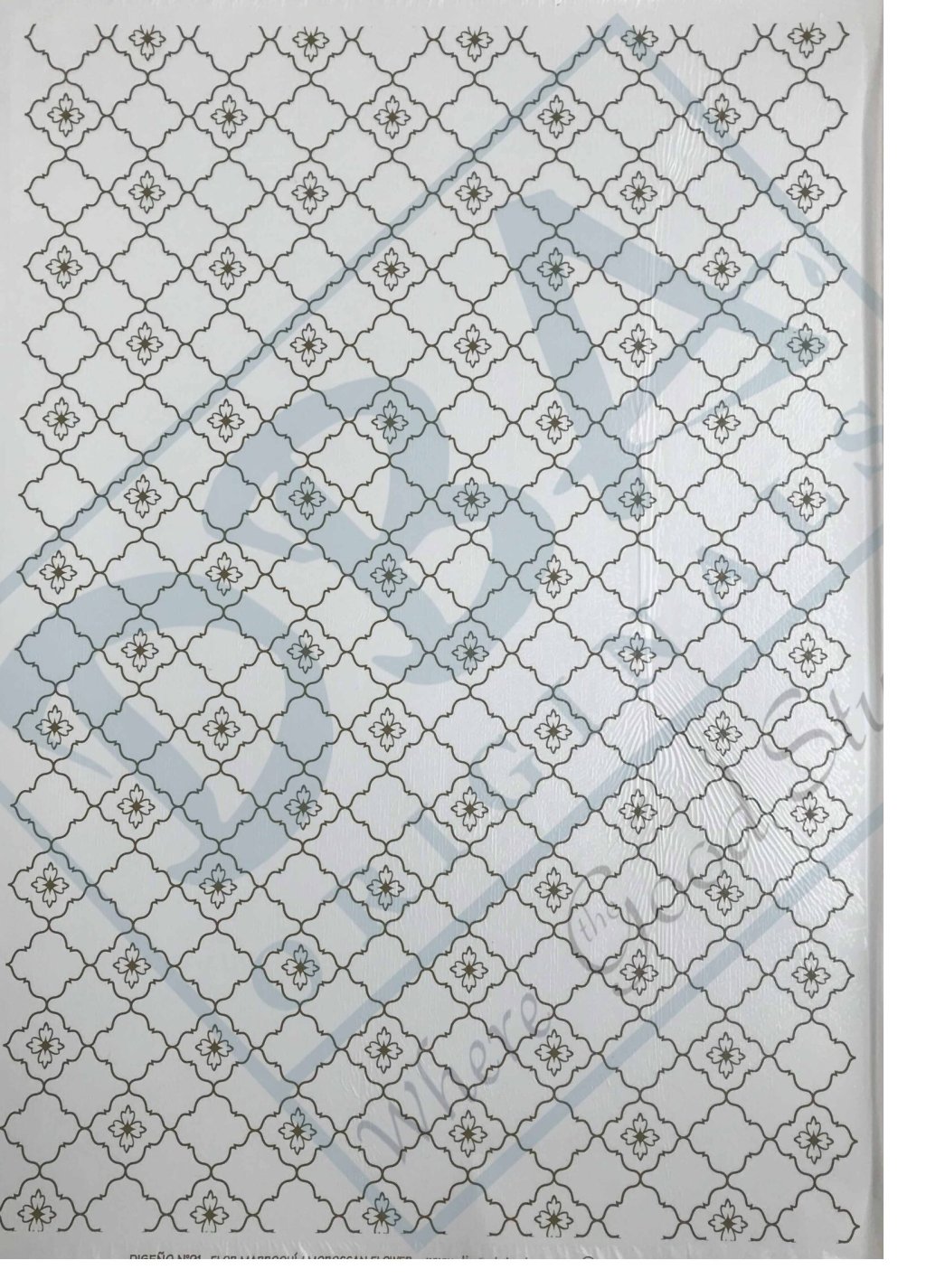 DECALQUE FLOR MARROQUINA 91 - DEC786