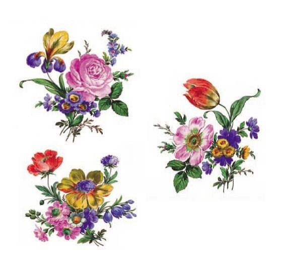 DECALQUE CLASSIC FLORAL - DEC833