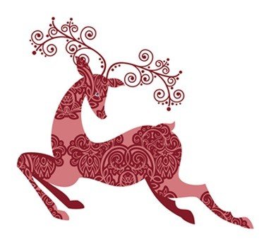 DECALQUE PINK REINDEER - DEC467