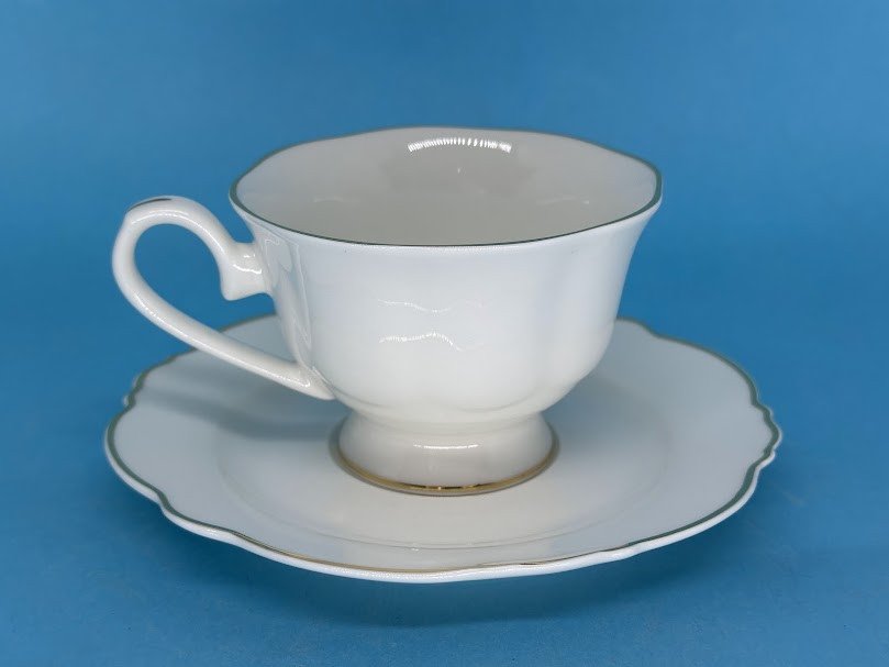 XICARA CAFÉ MALDIVAS BRANCO C/FIO DE OURO - XIC143