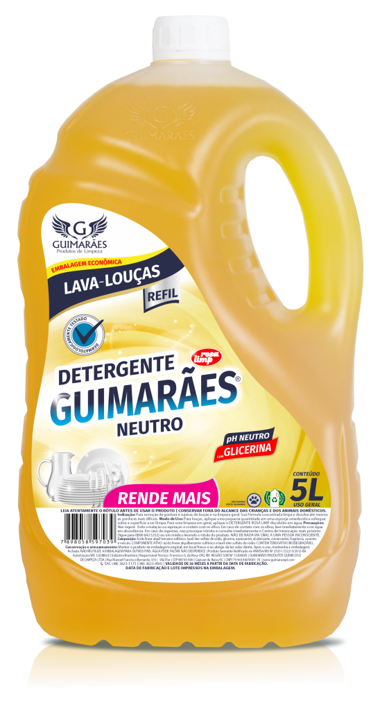 DETERGENTE NEUTRO GUIMARÃES 5L