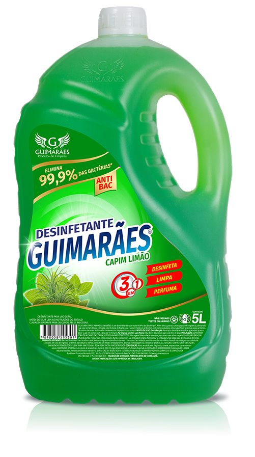 DESINFETANTE CAPIM-LIMÃO GUIMARÃES 5L
