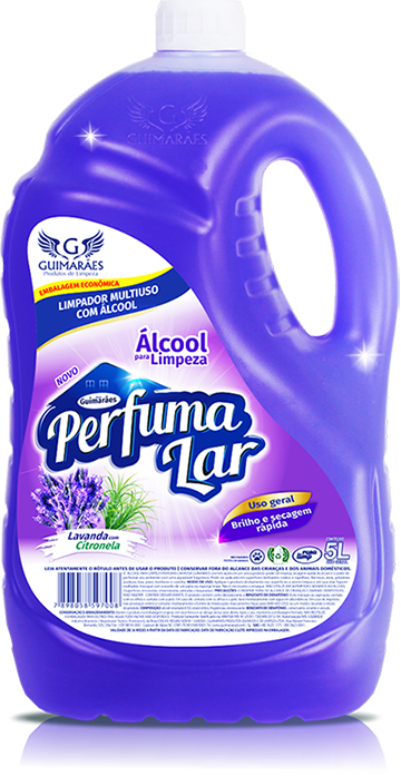 LIMPADOR ALCOOL PERF. LAVANDA COM CITRONELA GUIMARÃES 5L