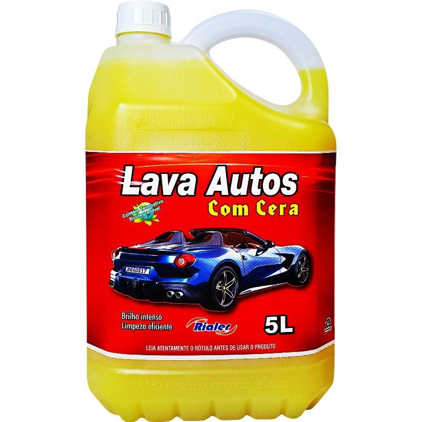 LAVA AUTOS COM CERA RIALER 5L 
