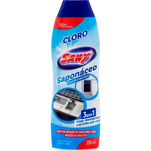 SAPONACEO CLORO 250ML  SANY