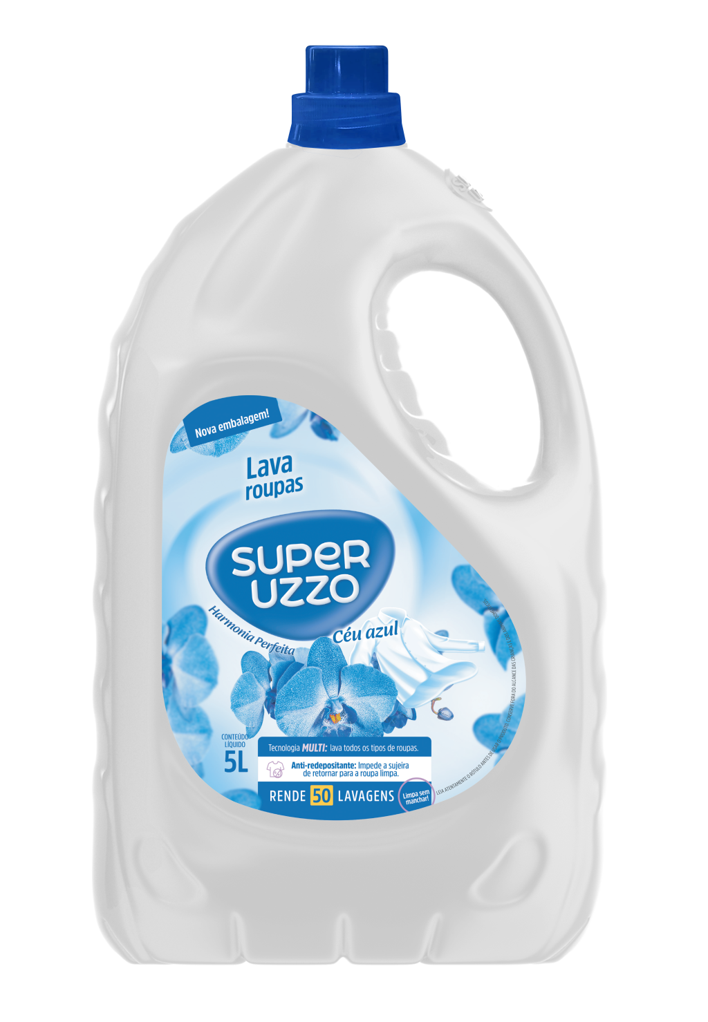LAVA ROUPAS CÉU AZUL SUPER UZZO 5L