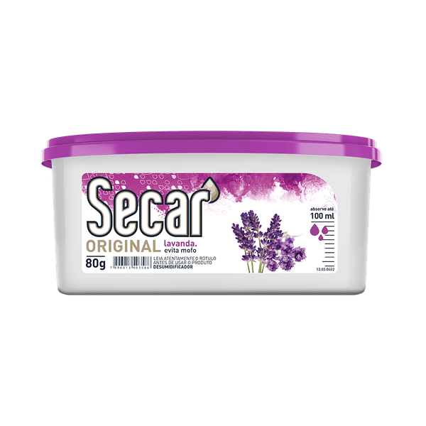 DESUMIDIFICADOR LAVANDA 80G SECAR
