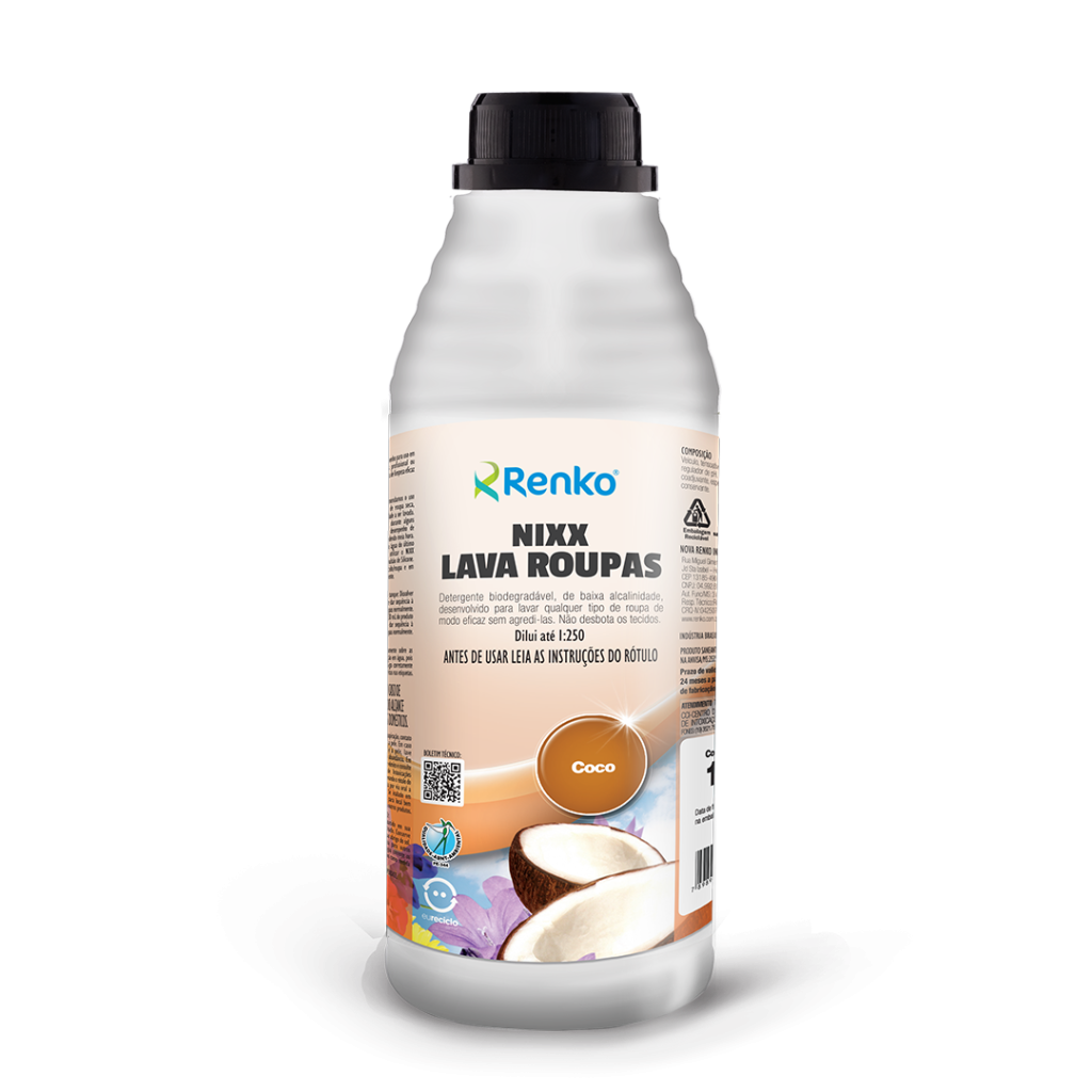 NIXX LAVA ROUPAS COCO CONCENTRADO 1L