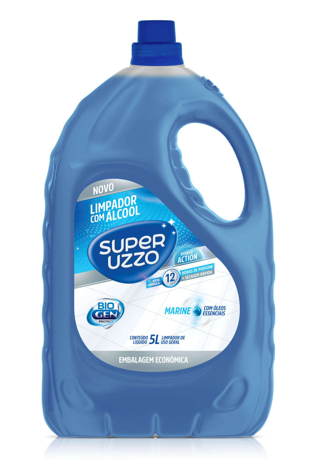 LIMPADOR COM ALCOOL PERFUMADO MARINE 5L
