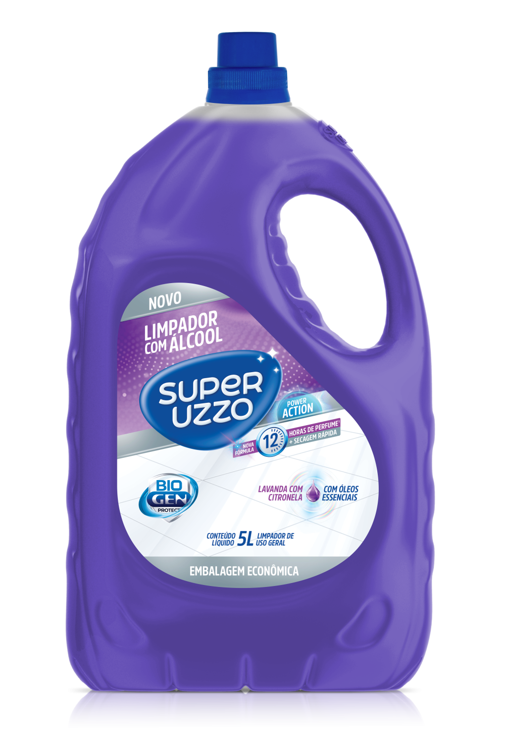 LIMPADOR COM ALCOOL LAVANDA COM CITRONELA 5L