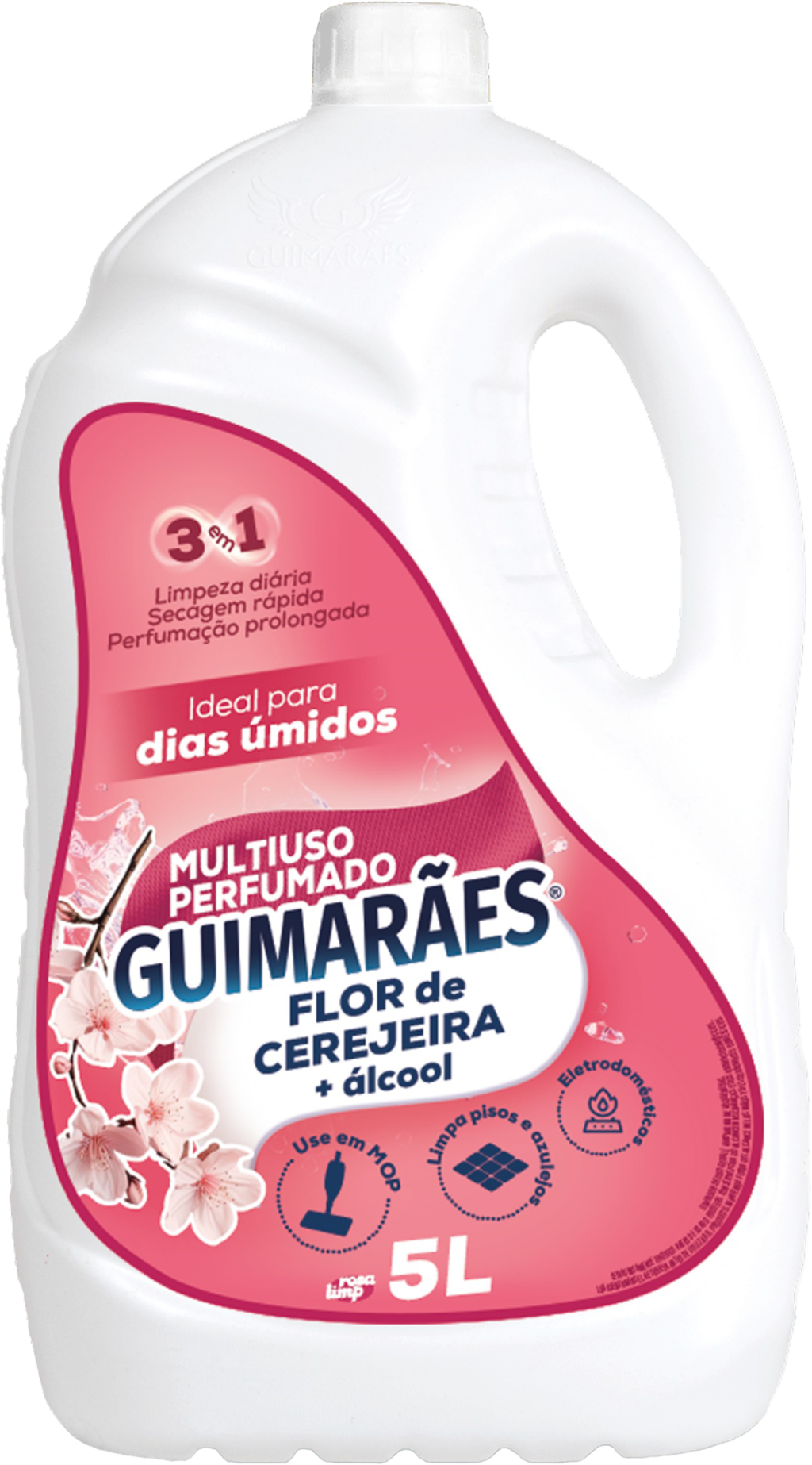 MULTIUSO PERFUMADO COM ALCOOL FLOR DE CEREJEIRA 5L