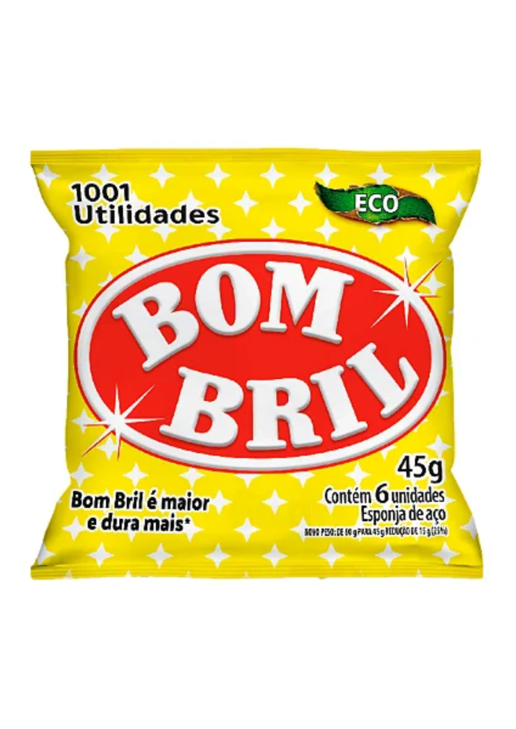 LA DE ACO BOMBRIL 45G