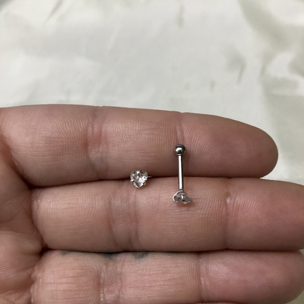 Piercing na Prata Pura 