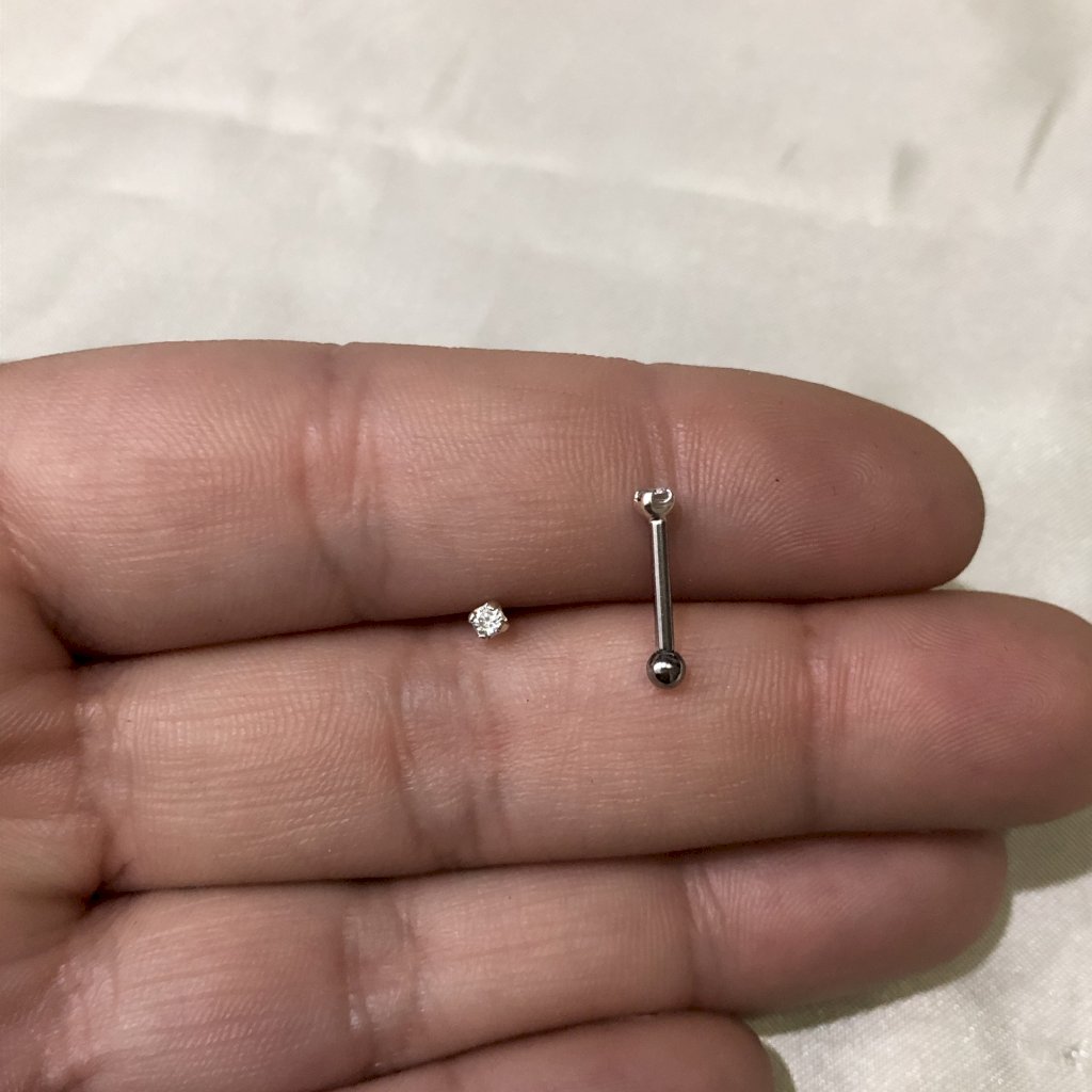 Piercing na Prata Pura 