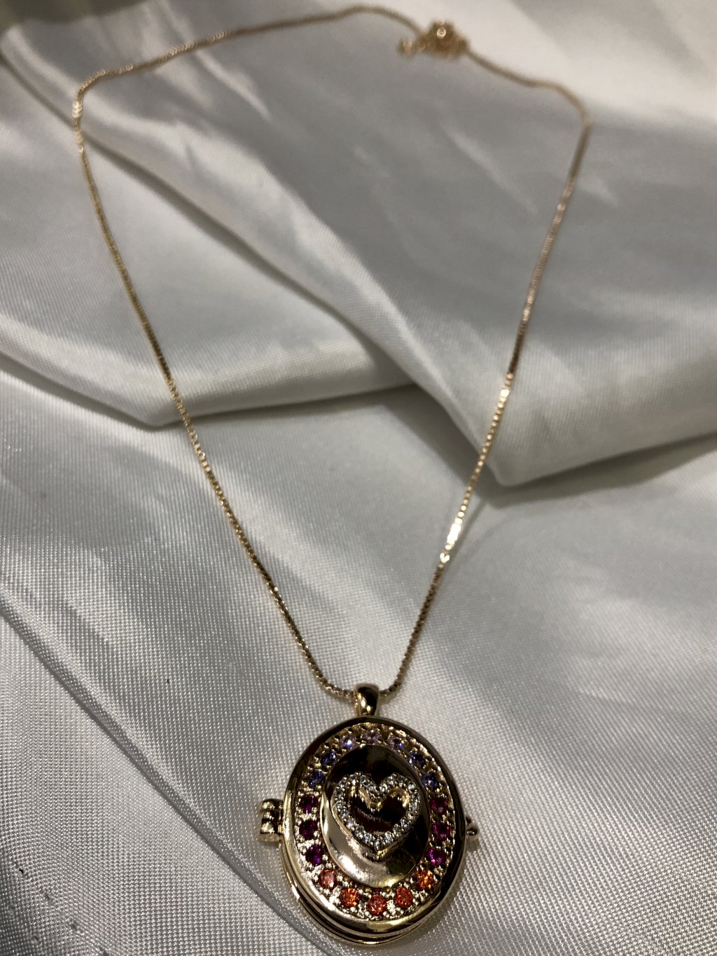 Corrente Ouro Relicário 