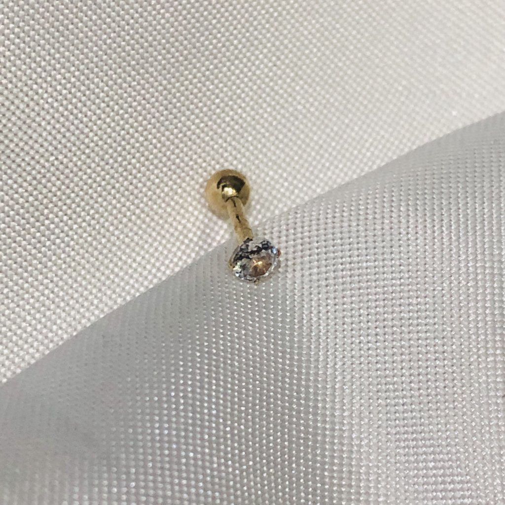 Piercing no Ouro 18k