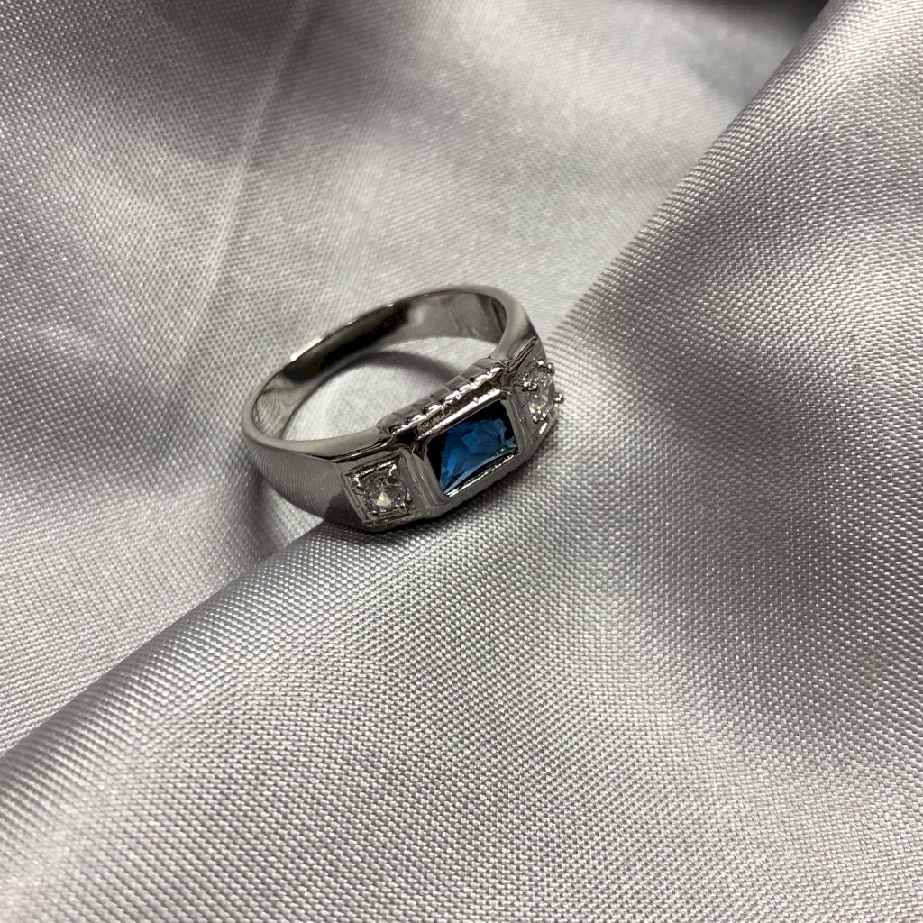 Anel Prata Masculino 