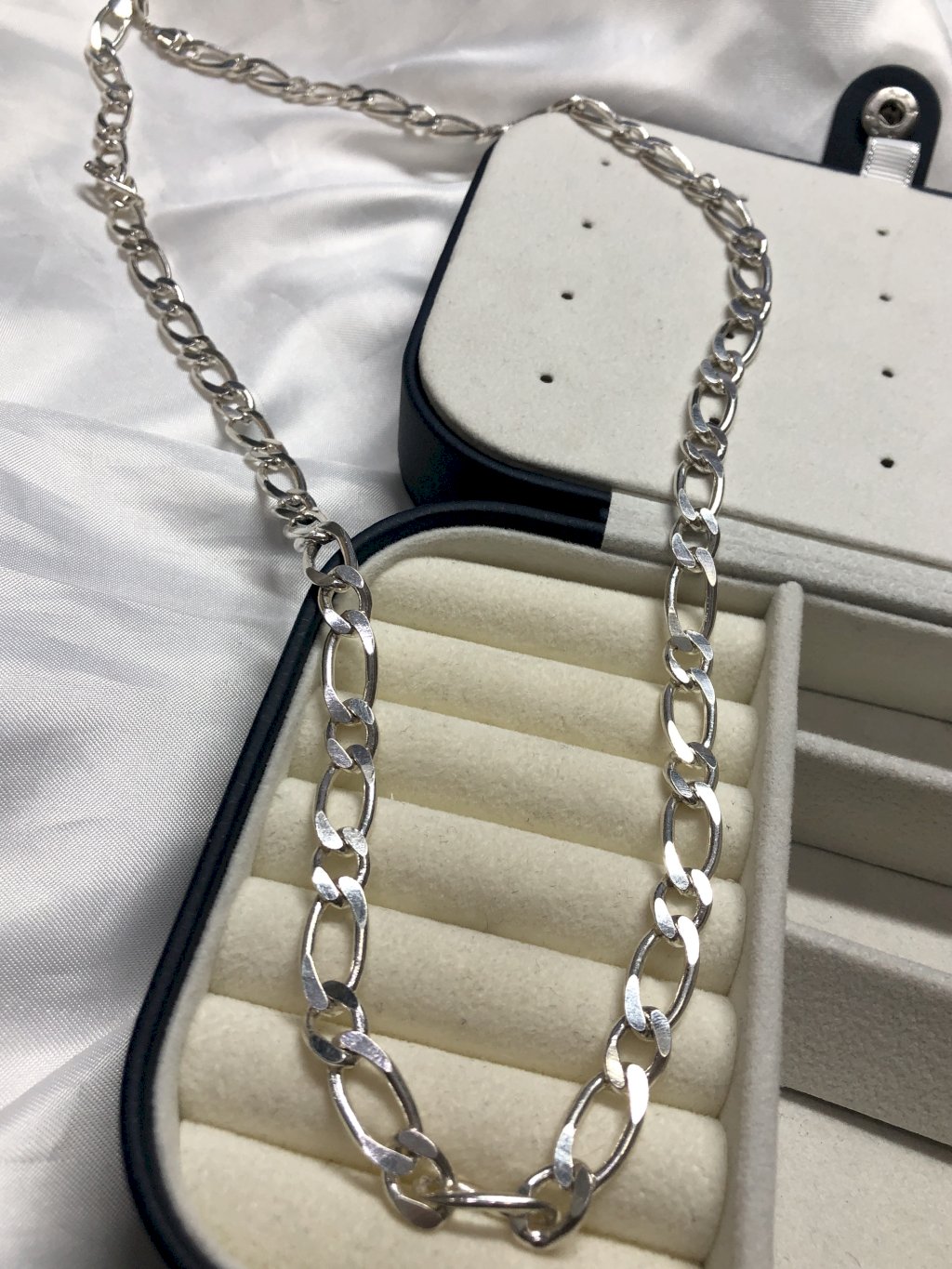 Corrente Prata 1x1 grossa