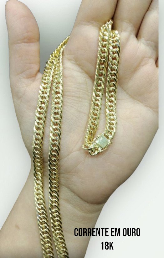 Corrente Masculina em Ouro 18k