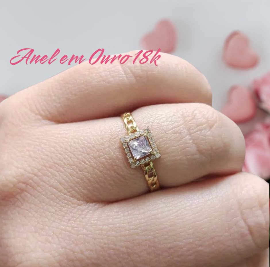 Anel Ouro 18k