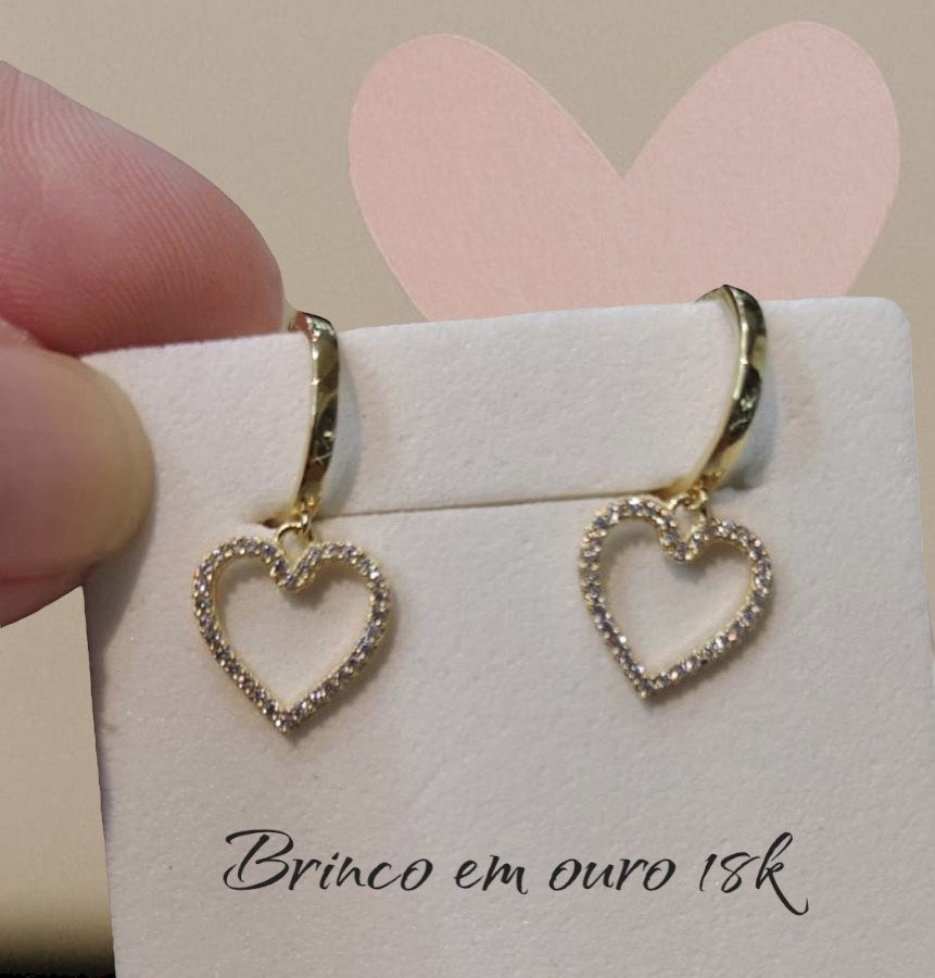 Brinco Ouro 18k