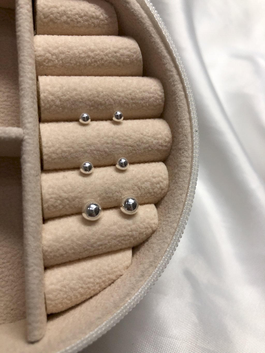 Brinco Prata Bolinha