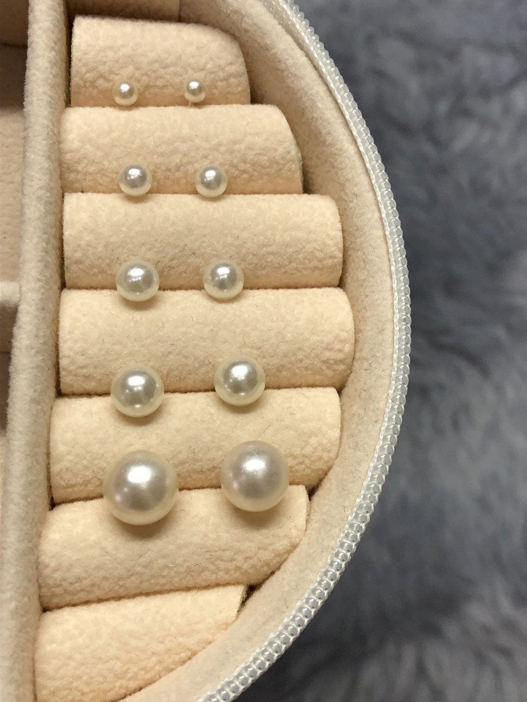 Brinco prata pérolas 