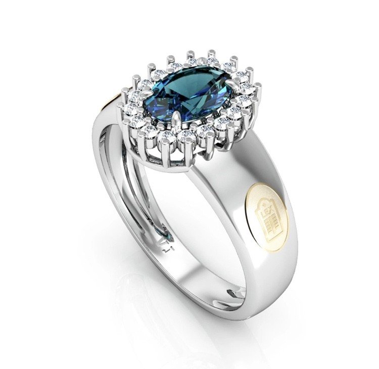 Anel Formatura Prata Pura 