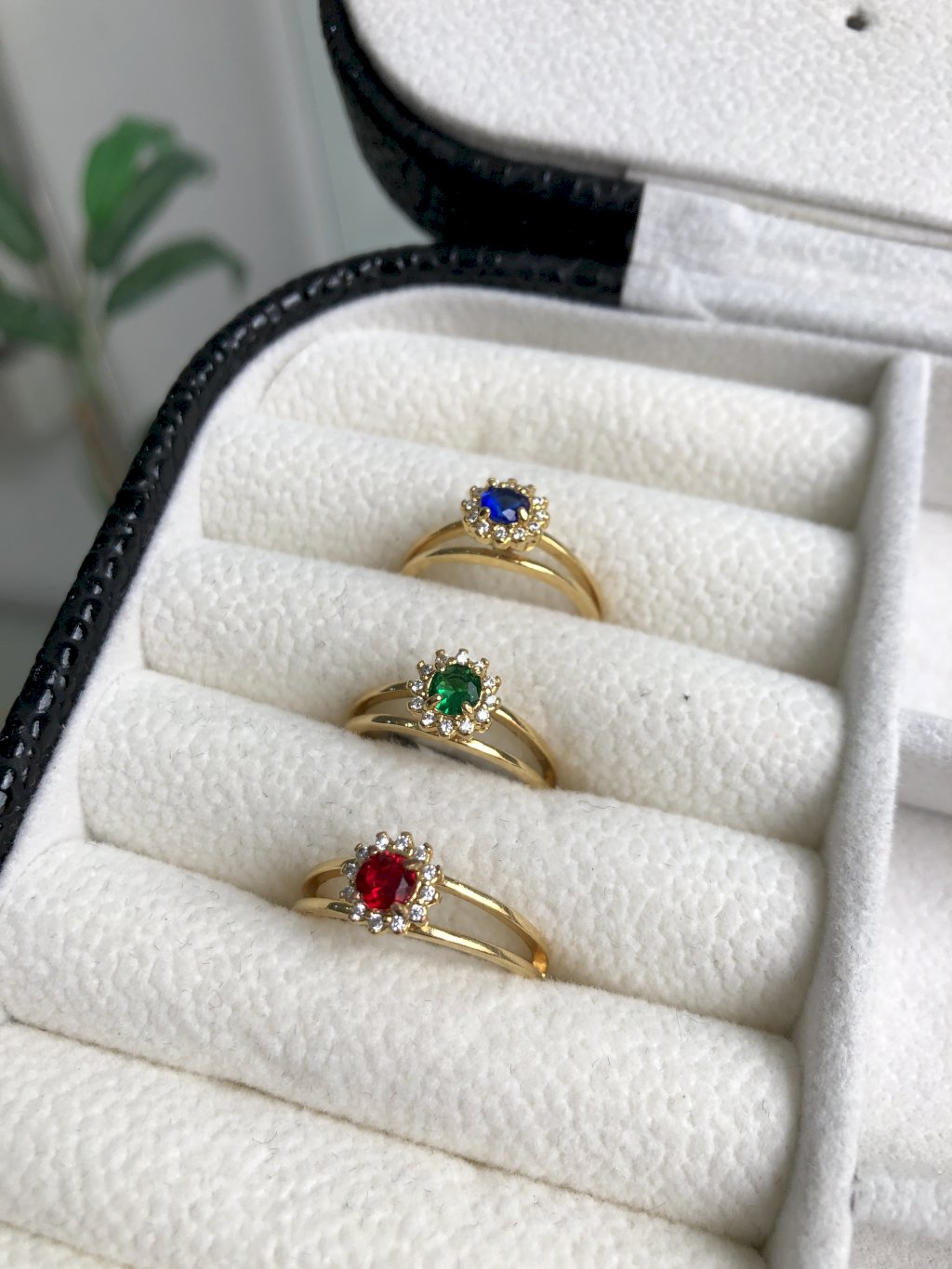 Anéis Banhado a Ouro Formatura 