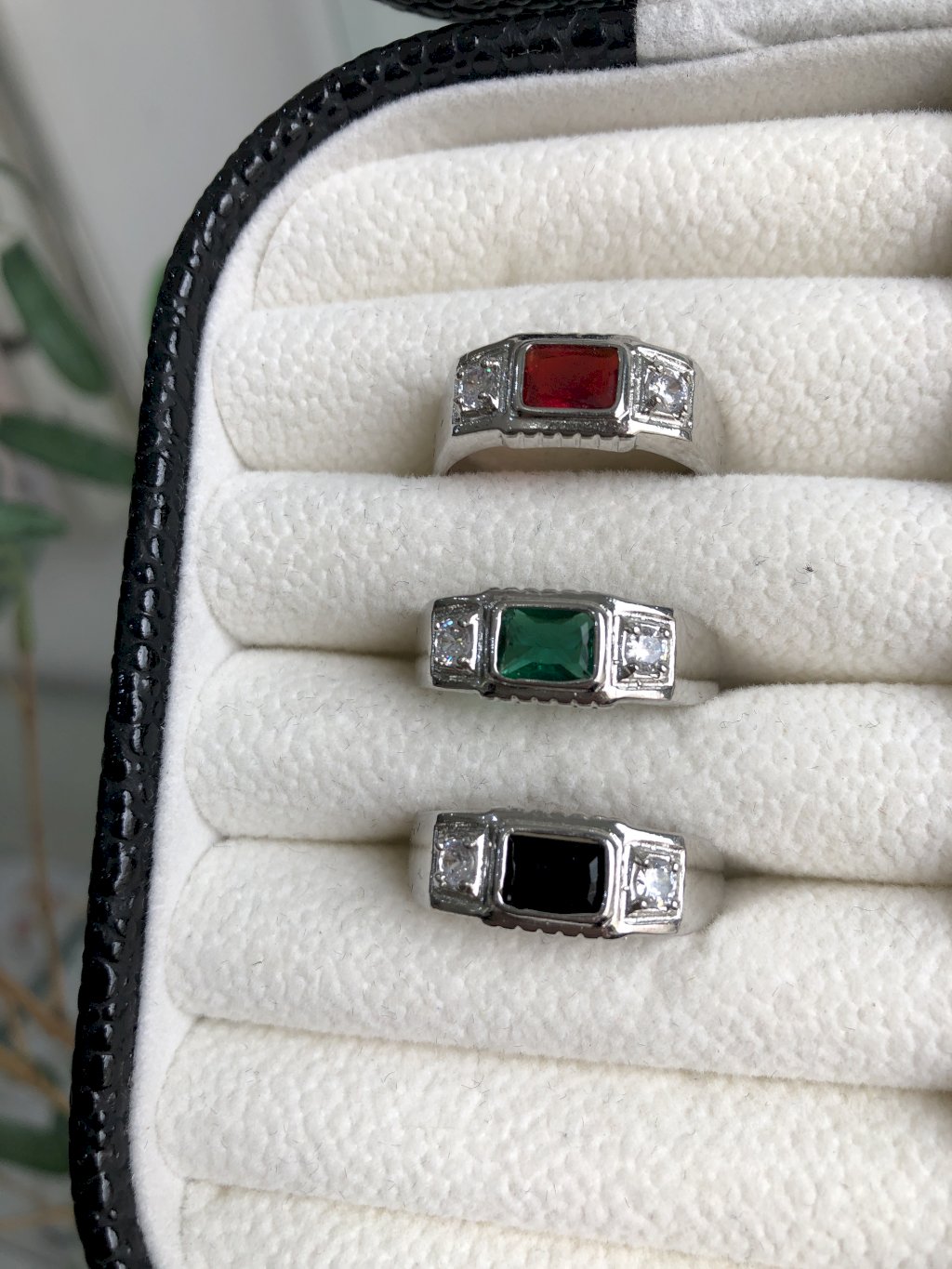 Anel Banhado a Prata Formatura 