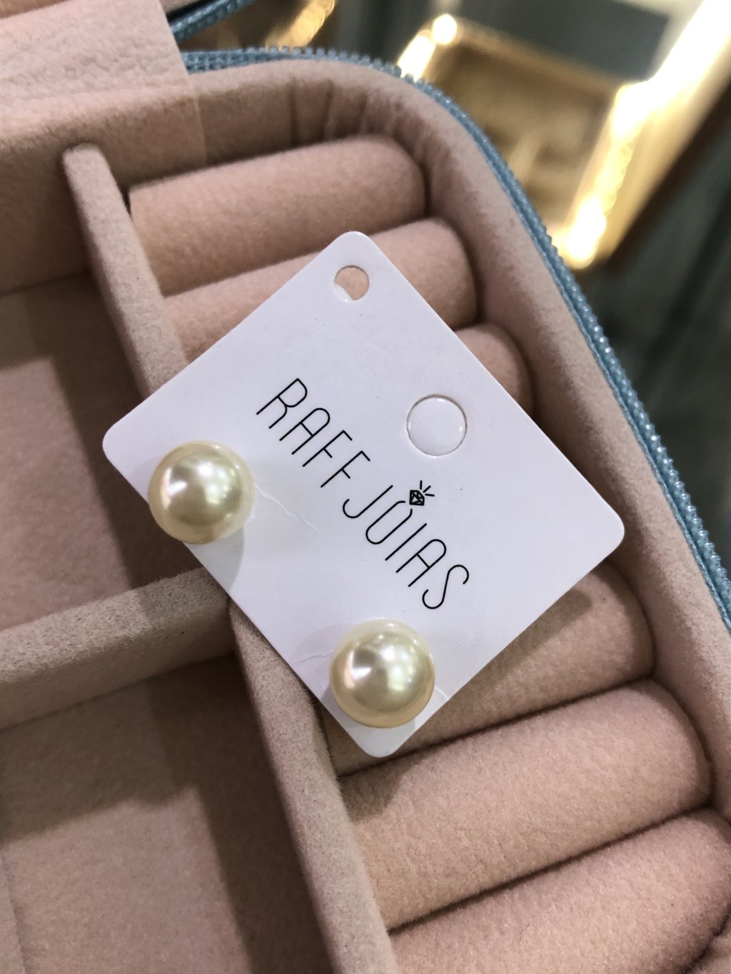 Brinco prata pura 925 pérola grande 