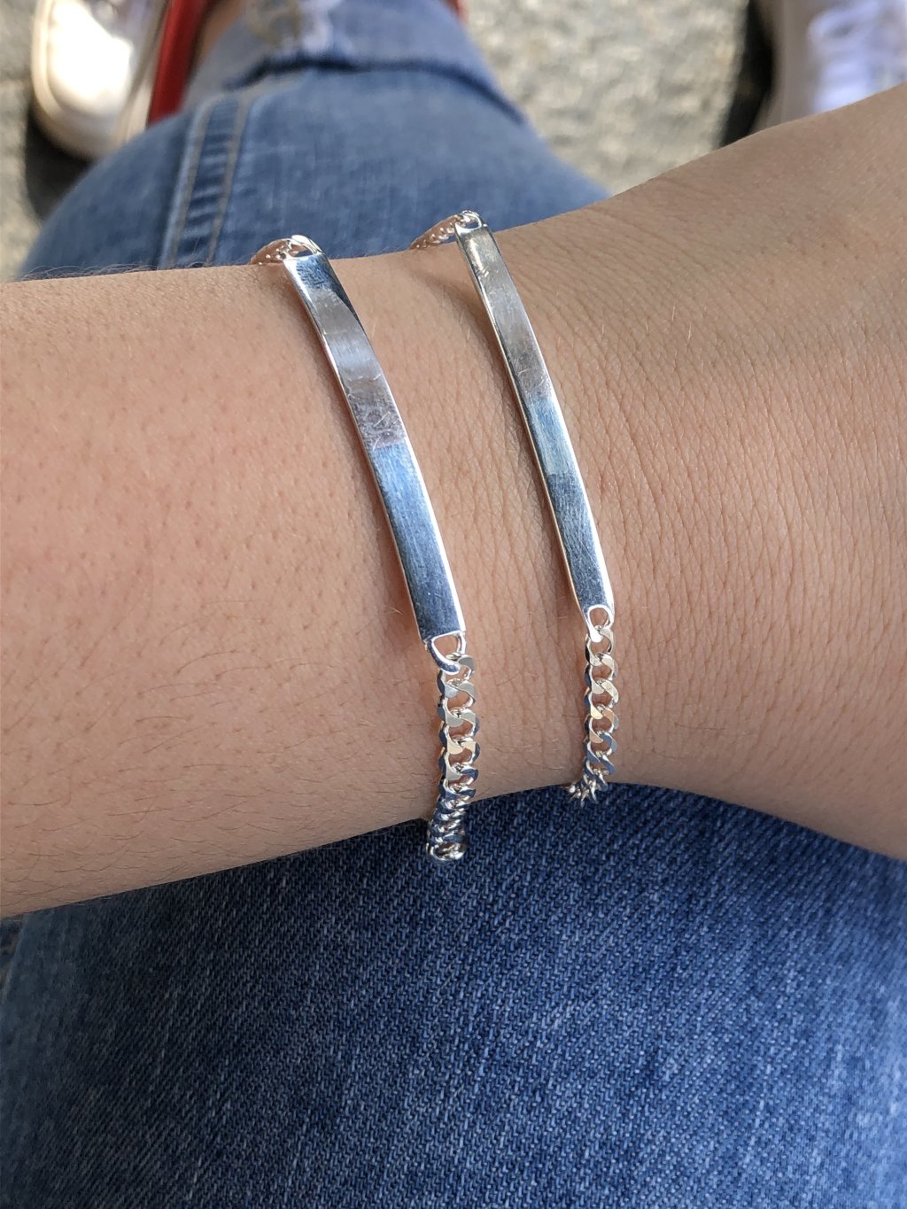 Pulseira Placa Prata 925