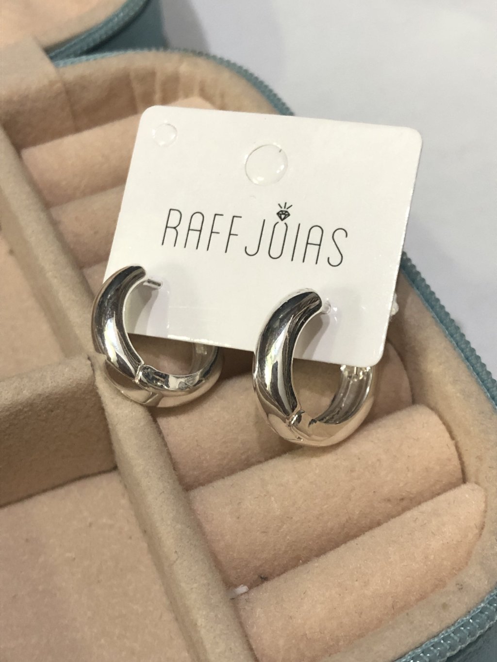 Brinco Prata articulado médio 