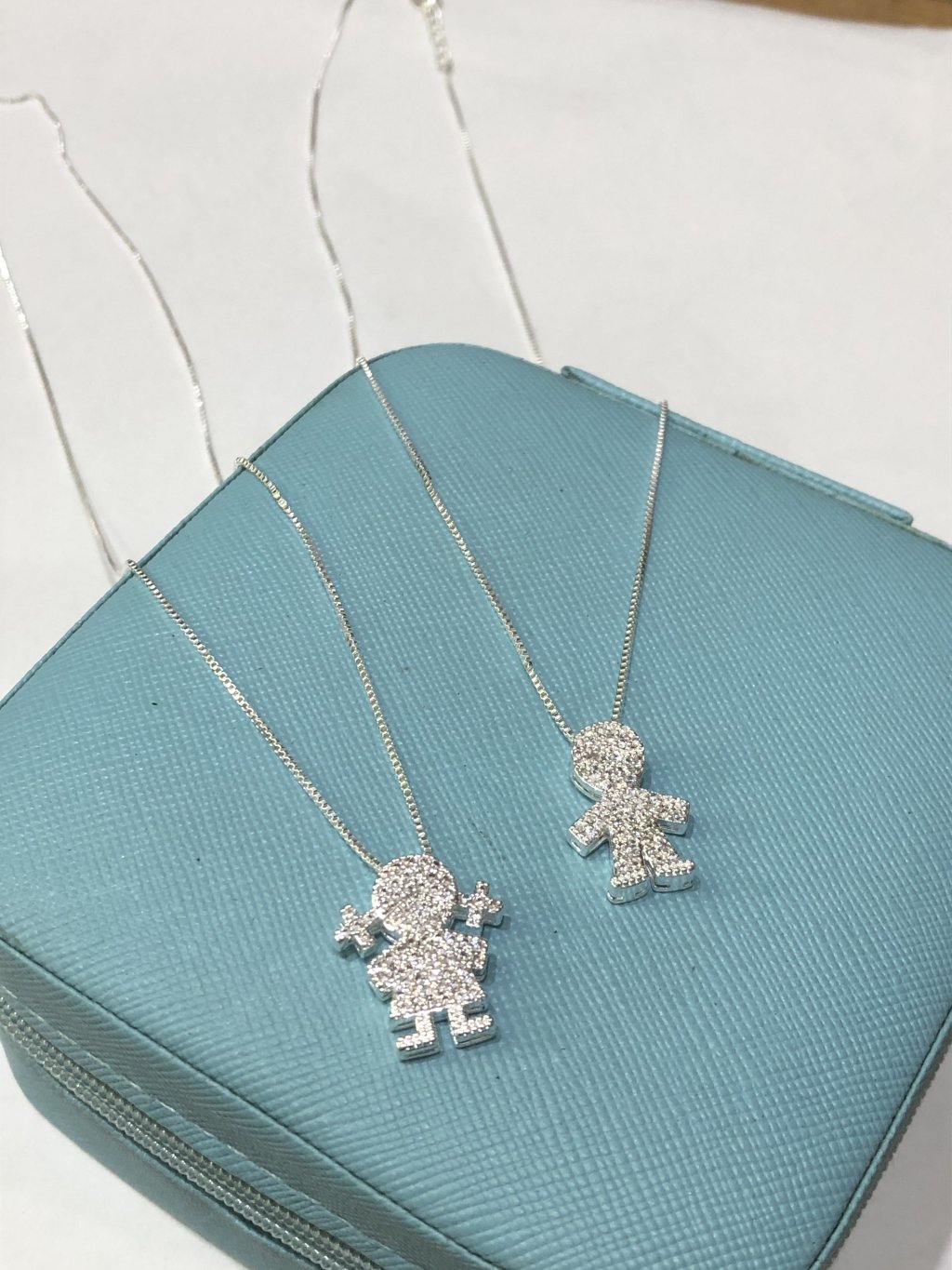 Corrente Prata Menino ou Menina 