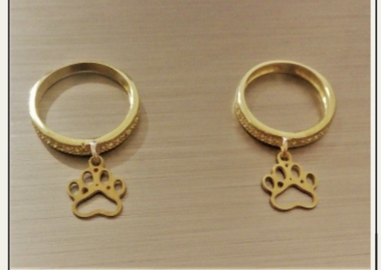 Anel Ouro ou Prata patinha lisa 