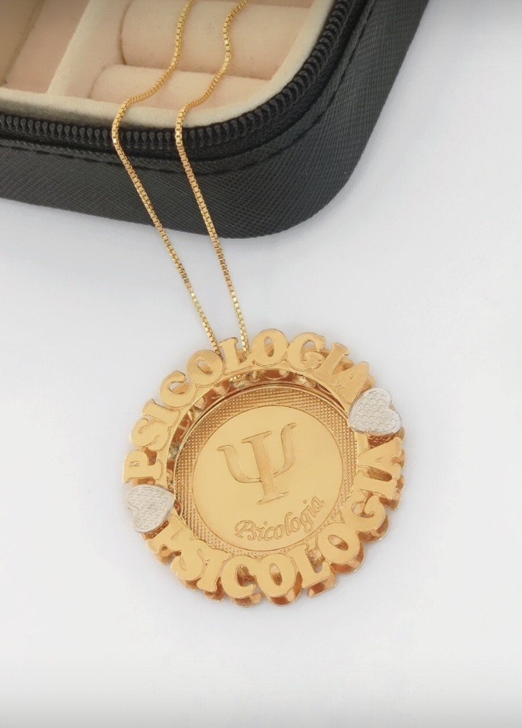 Corrente Ouro ou Prata mandala profissão 